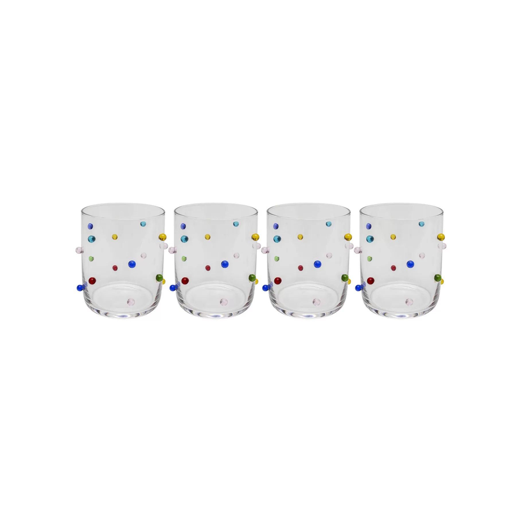 Outlet Verres à Eau Party Dots Set De 4 Vaisselle