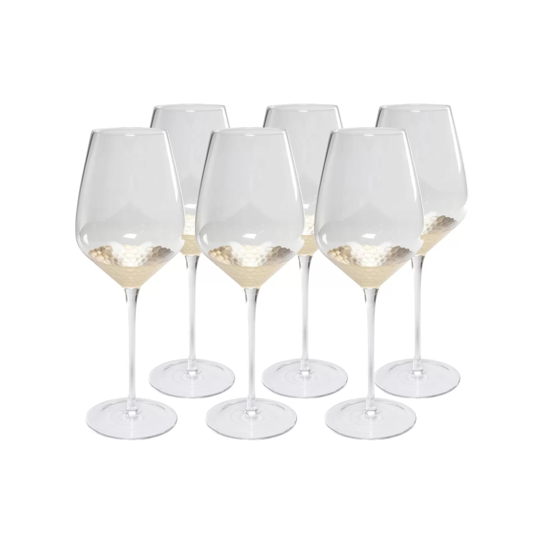 Clearance Verres à Vin Rouge Gobi Set De 6 Vaisselle